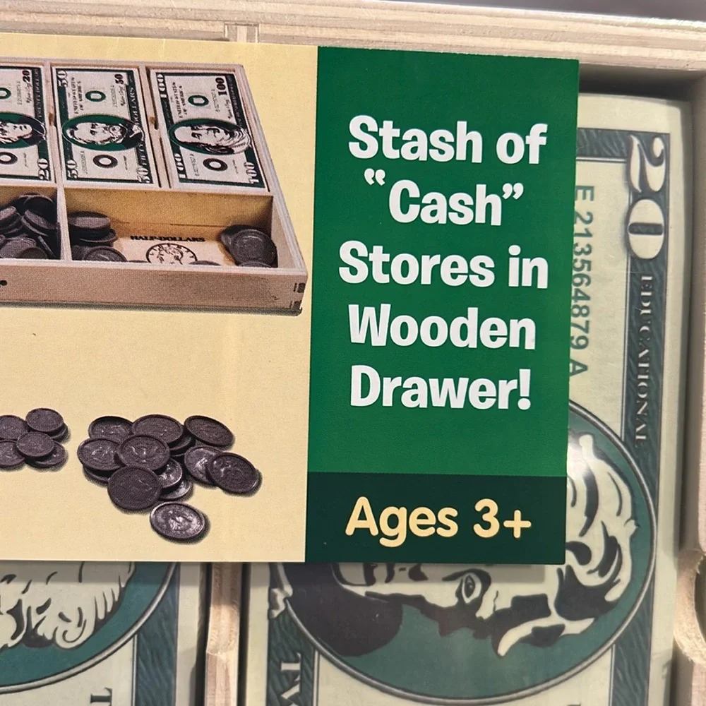 Melissa & Doug PLAY MONEY 550 PIECES